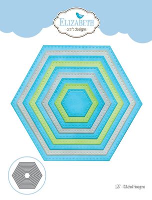 Elizabeth Craft Designs Dies - Stitched Hexagons