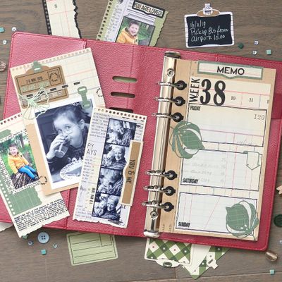 Elizabeth Craft Designs Dies - Planner Essentials 21 - Note Pieces
