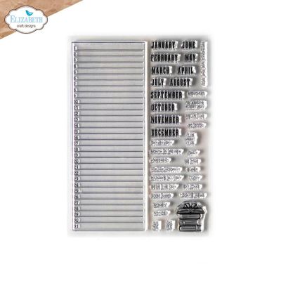 Elizabeth Craft Designs Clearstamps - Monthly Overview