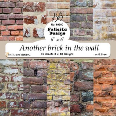 Felicita Design Paperpad 6" x 6" - Another brick in the wall