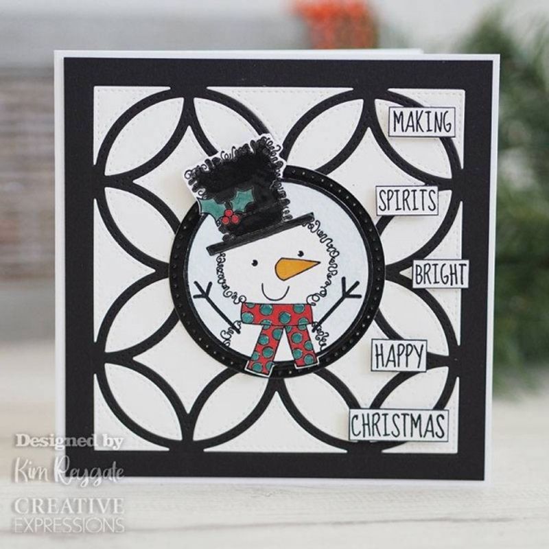 Woodware Clearstamp -Festive Fuzzies - Mini Snowman