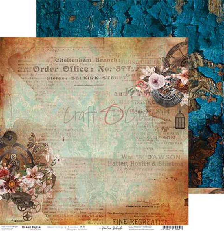 Craft O'Clock - Mixed Media Paper Collection Set 12"*12" Wings of Freedom