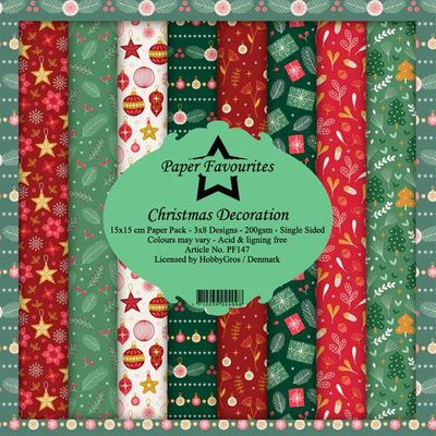 Paper Favourites - Christmas Decorations Paperpack 6' x 6'