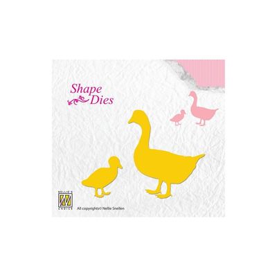 Nellie Snellen Shape Dies - Geese
