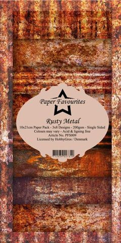 Paper Favourites - Slim Card - Rusty Metal