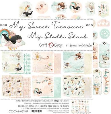 Craft O'Clock - Paper Collection Set 12"*12" My Sweet Treasure
