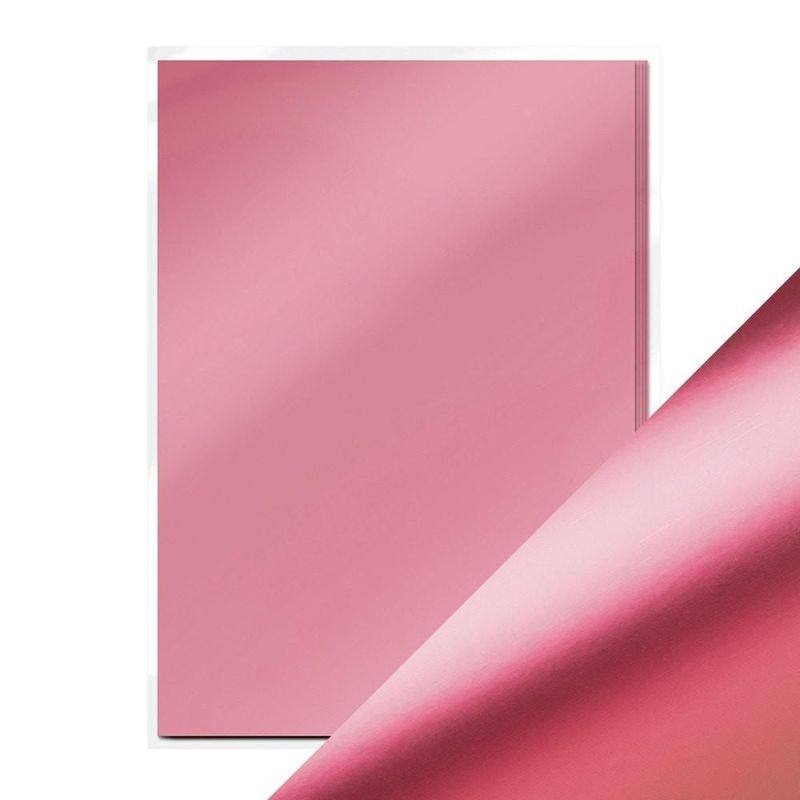 Tonic Studios Craft Perfect Mirror Card A4 - Pink Chiffon