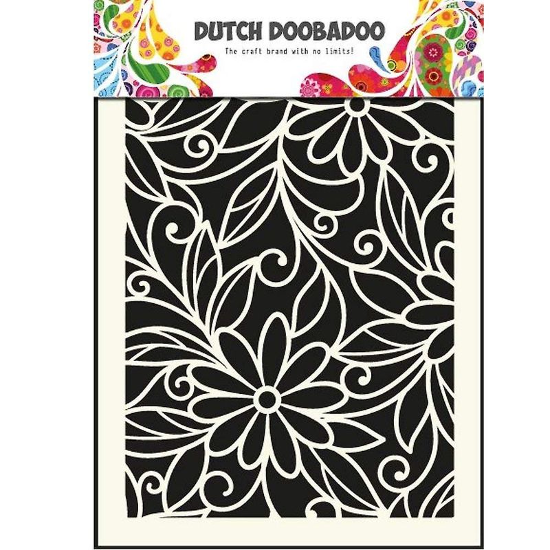 Dutch Doobadoo Mask - Flower Swirl