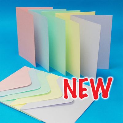 Craft UK Kort & Kuvert Pastellfärger