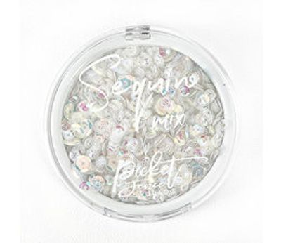 Picket Fence - Iridescent Moonshine Sequin Mix