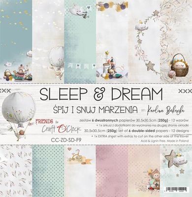 Craft O'Clock - Paper Collection Set 12"*12" Sleep & Dream