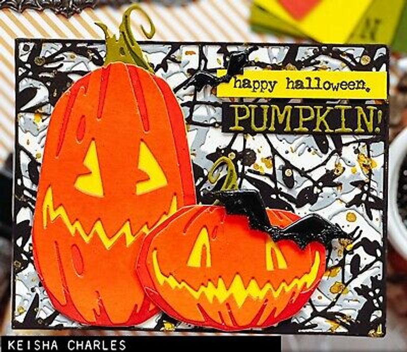 Sizzix/Tim Holtz Thinlits Die ”Pumpkin Patch, Colorize”