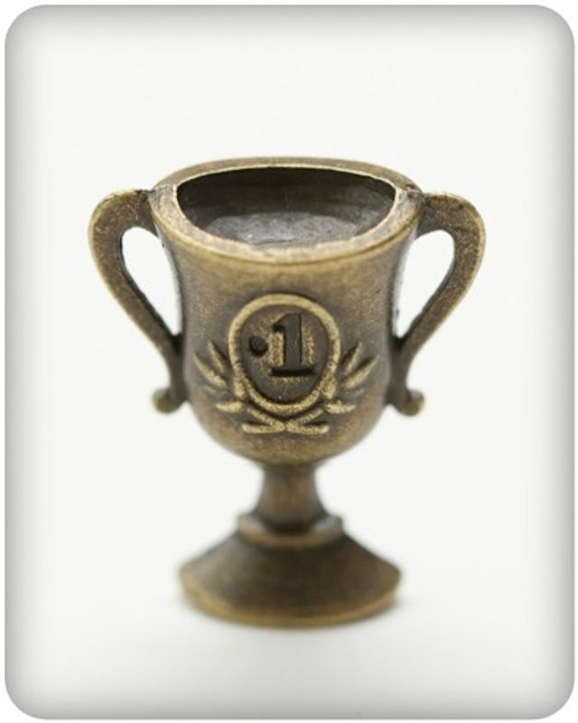 Charms Cup 17*17mm Bronze