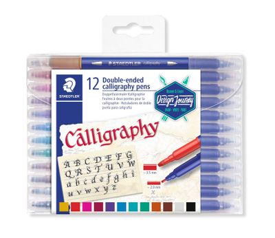 STAEDTLER Calligraphy - 12 double-ended calligraphy pens