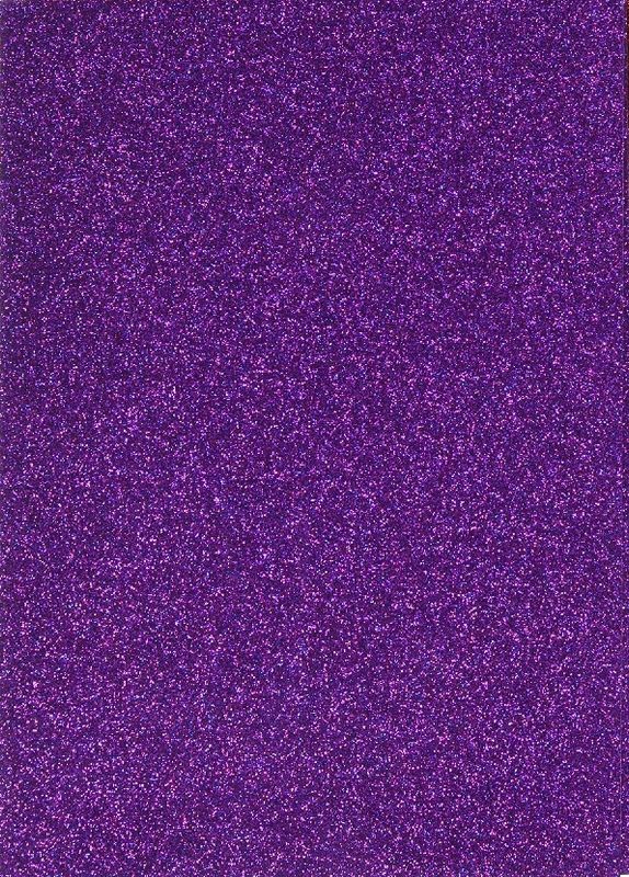 CraftEmotions Glitterkartong - Lila