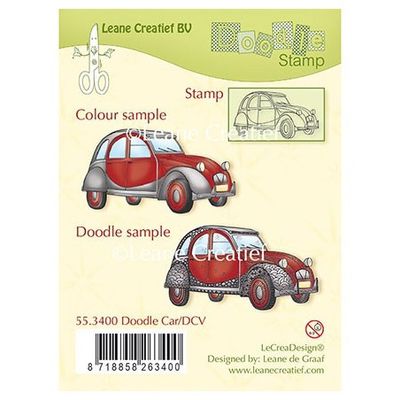 Leane Creatief BV Clearstamps - Doodle Car/DCV