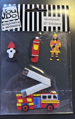YouDo Handmade 3D stickers - Fire Brigade