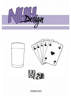 NHH Design Clearstamp - Poker