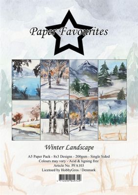 Paper Favourites Paper Pack "Winter Landscape"