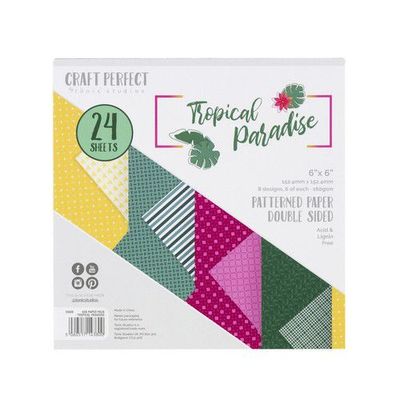 Tonic Studios Craft Perfect 6x6 Card Packs "Tropical Paradise"