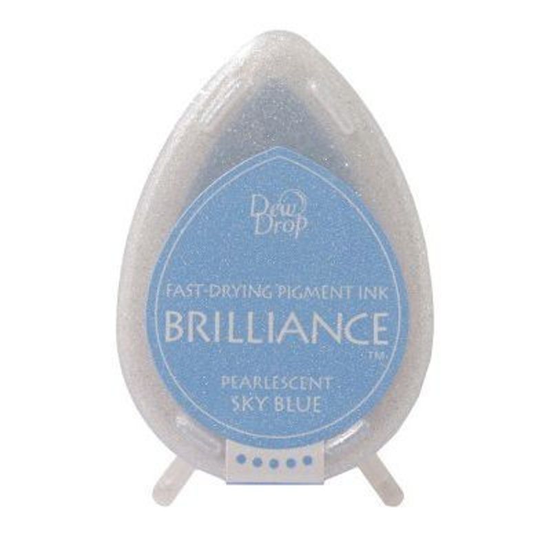 Tsukineko Brilliance Pearlescent Sky Blue