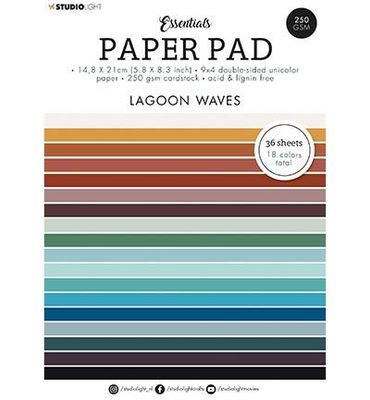 Studio Light - Lagoon Waves Essentials Paper Pad A5