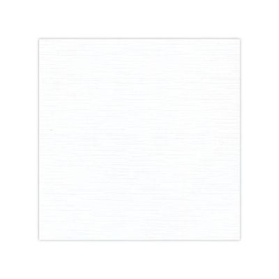Linnen Cardstock - 30.5 x 30.5 - White