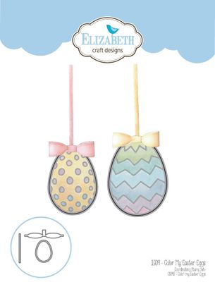 Elizabeth Craft Designs Dies - Color My Easter Eggs