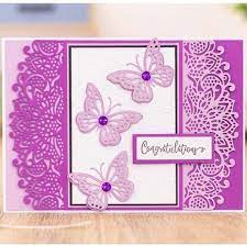 Gemini Dies - Ornate Henna Border