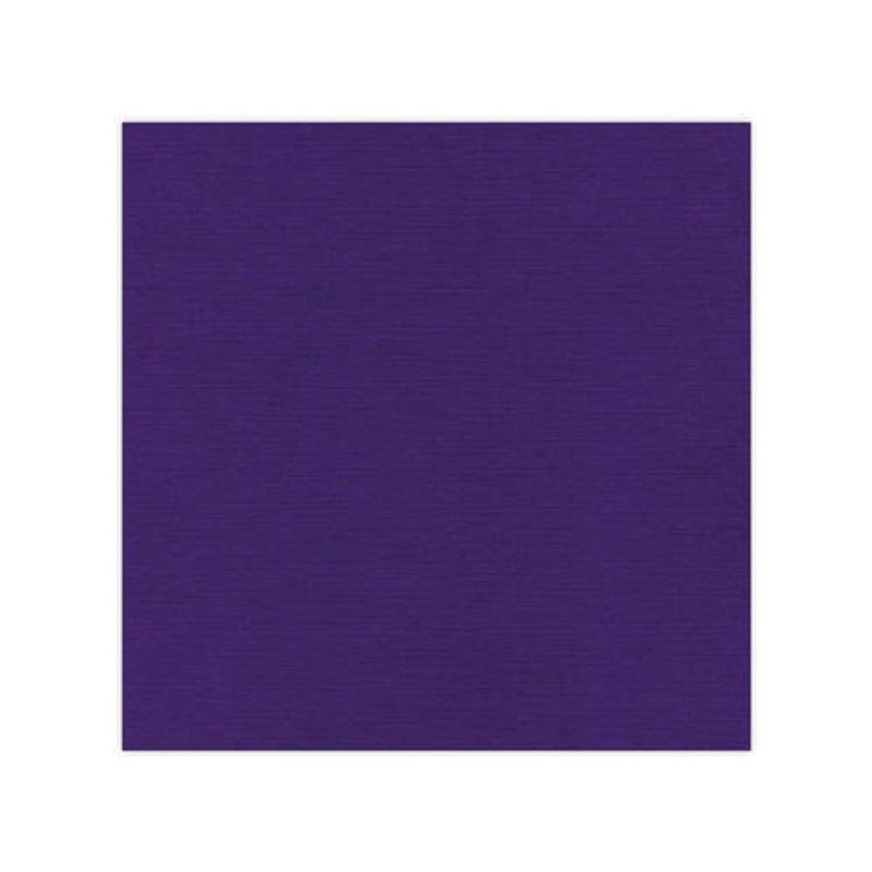 Linnen Cardstock - 30.5 x 30.5 - Purple