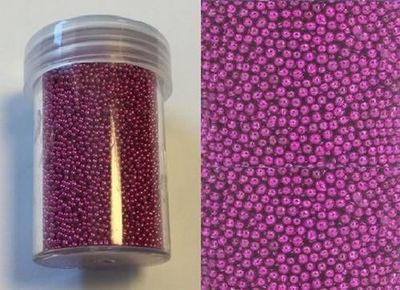 Mini pearls (holeless) 0,8-1,0mm fuchsia 22 gram