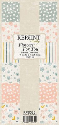 Flowers For You Slimline Collection Paperpack