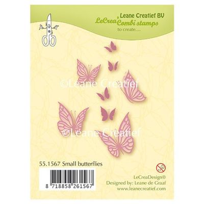 Leane Creatief BV Clearstamps - Small Butterflies