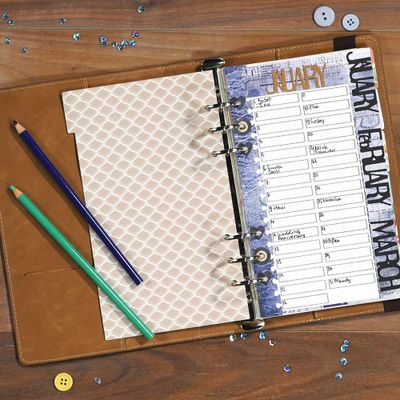 Elizabeth Craft Designs Dies - Planner Months