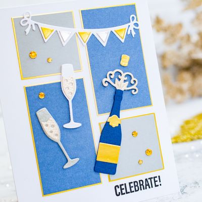 Spellbinders - Shopping Cart Party On! Etched Dies
