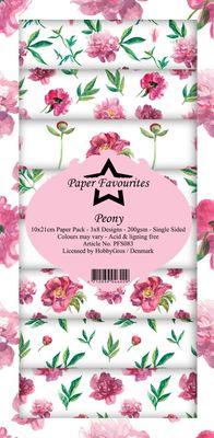 Paper Favourites - Slim Card - Peony