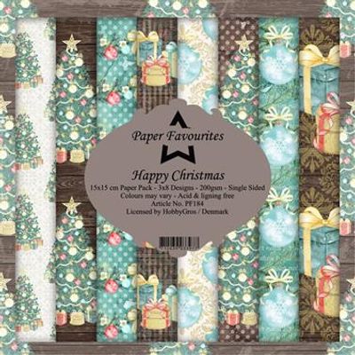 Paper Favourites - Happy Christmas Paperpack 6' x 6