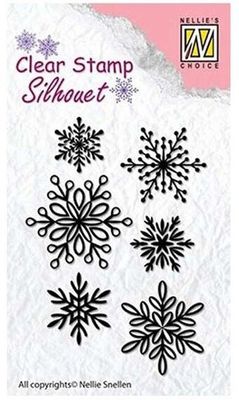Nellie Snellen Clearstamp - Snowflakes