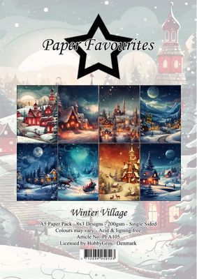 Paper Favourites Paper Pack "Winter Village"