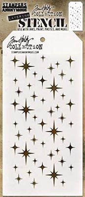 SA / Tim Holtz Collection - Sparkle Layering Stencil