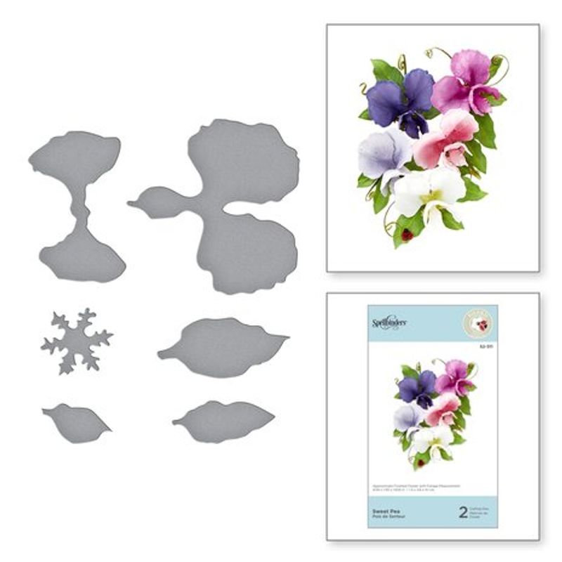 Spellbinders - Sweet Pea Etched Dies