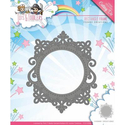 Yvonne Creations Dies - Tots & Toddlers - Rectangle Frame