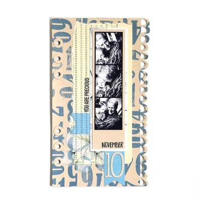 Elizabeth Craft Designs Dies - Planner Essentials 27 - Retro Number Trio
