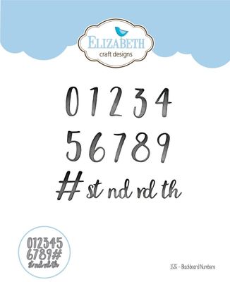Elizabeth Craft Designs Dies - Blackboard Numbers