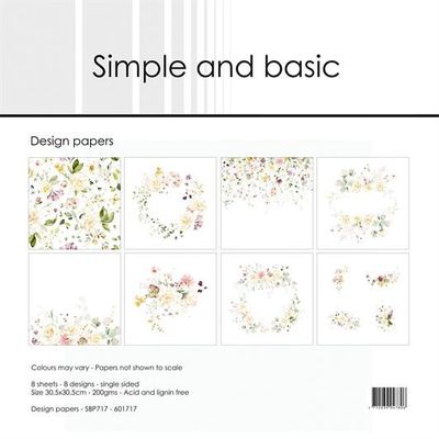 Simple and Basic Design Papers "Spring Feelings" 12 x 12