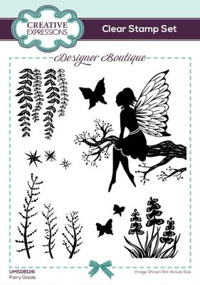 Creative Expressions Designer Boutique Clear Stamp A6 Fairy Glade