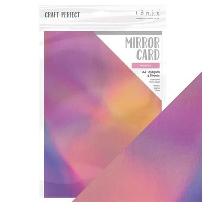Tonic Studios Craft Perfect Mirror Card A4 - Petal Pink