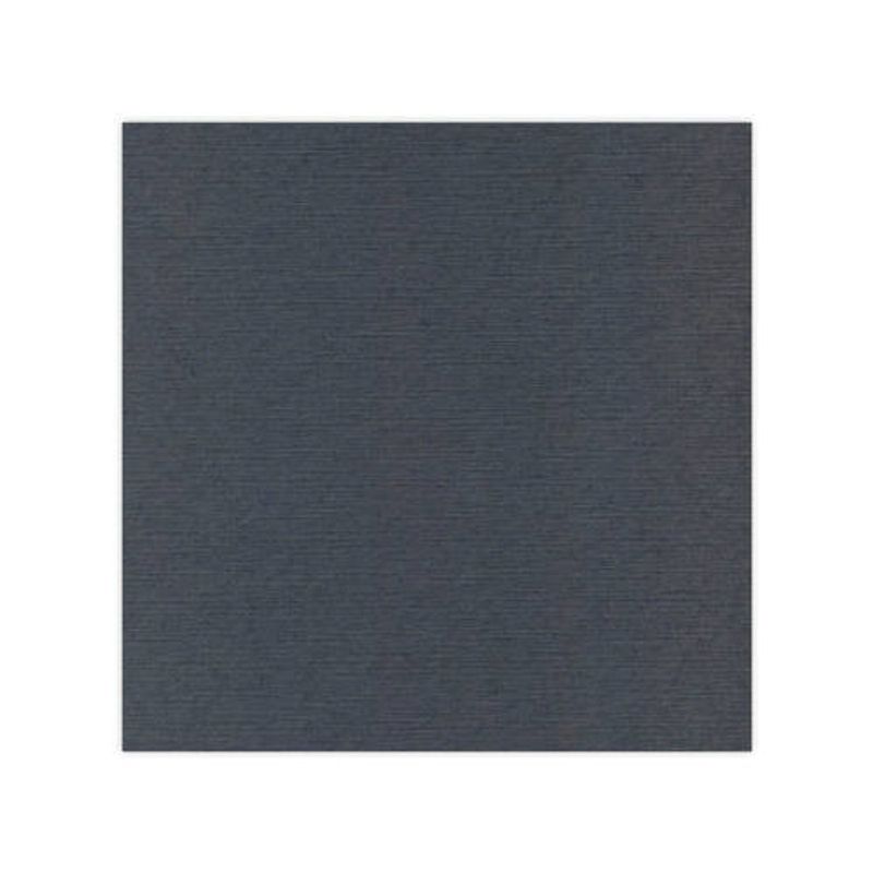 Linnen Cardstock - 30.5 x 30.5 - Dark Grey