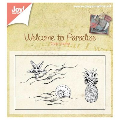 Joy! Crafts Clearstamp - Welcome to Paradise