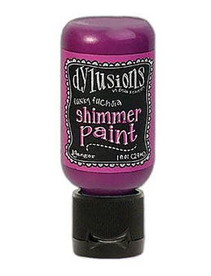 Dylusions Shimmer Paint - Funky Fuchsia